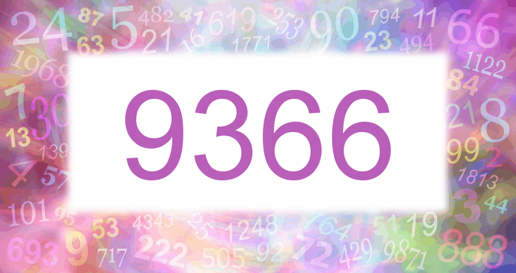 Dreams about number 9366