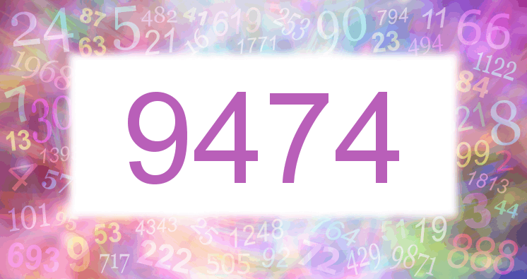 Dreams with a number 9474 pink image