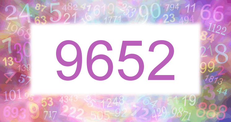 Dreams about number 9652