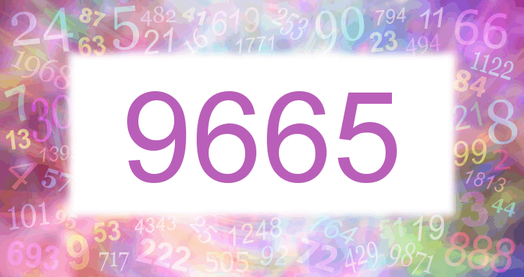 Dreams about number 9665