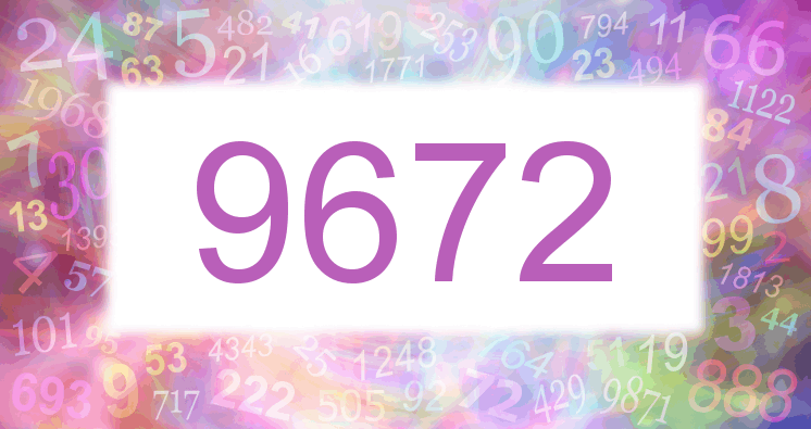 Dreams about number 9672