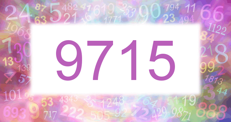 Dreams about number 9715