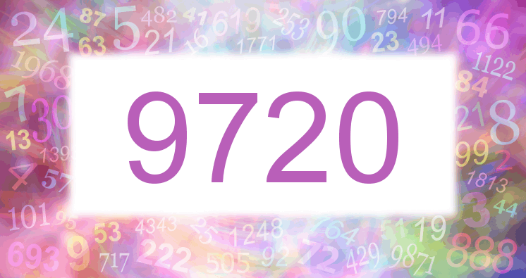 Dreams about number 9720
