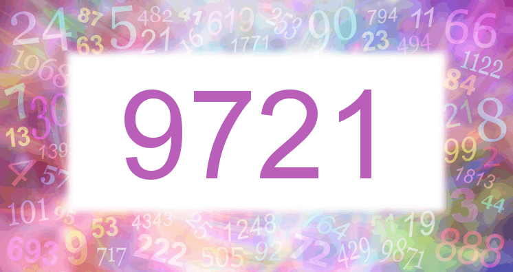Dreams about number 9721