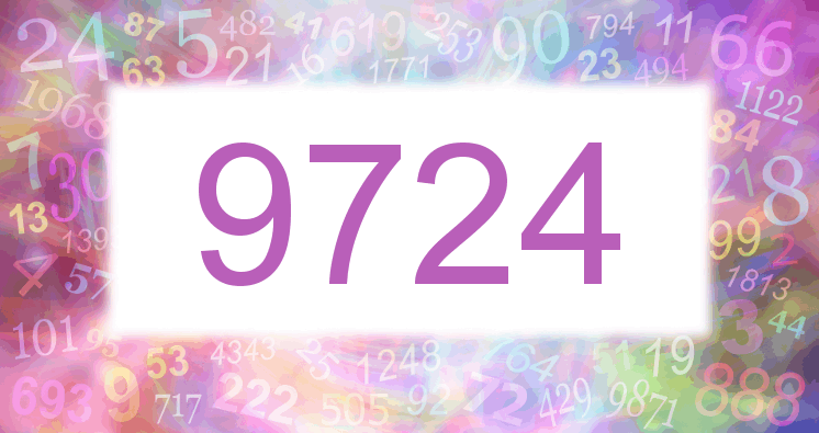 Dreams about number 9724