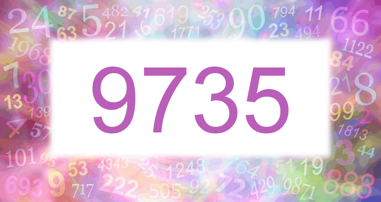 Dreams about number 9735