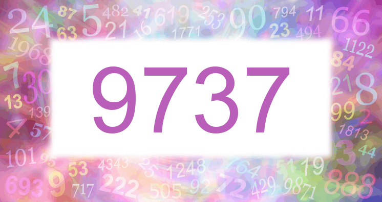 Dreams about number 9737