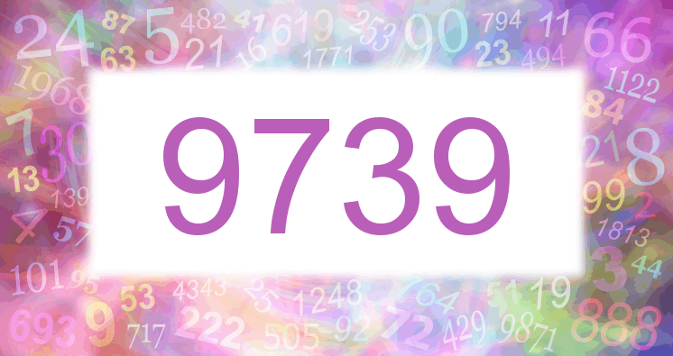 Dreams about number 9739