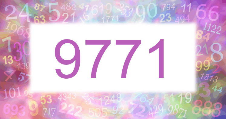 Dreams about number 9771