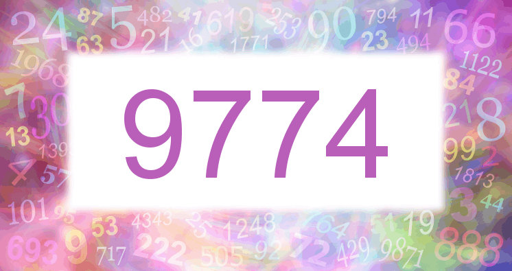 Dreams about number 9774