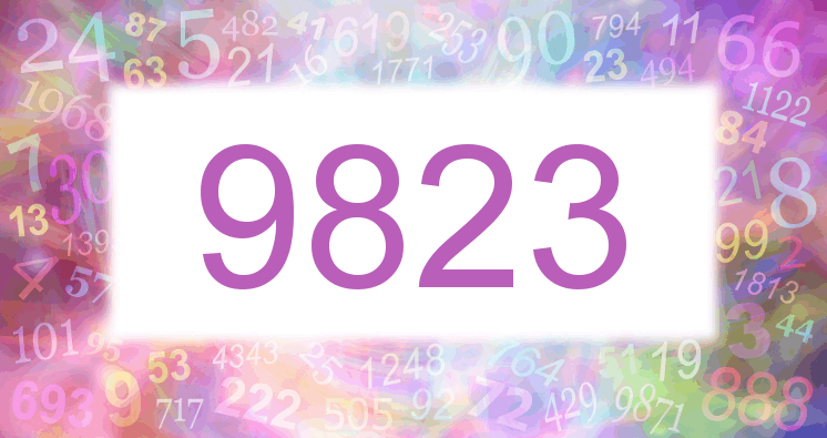 Dreams about number 9823