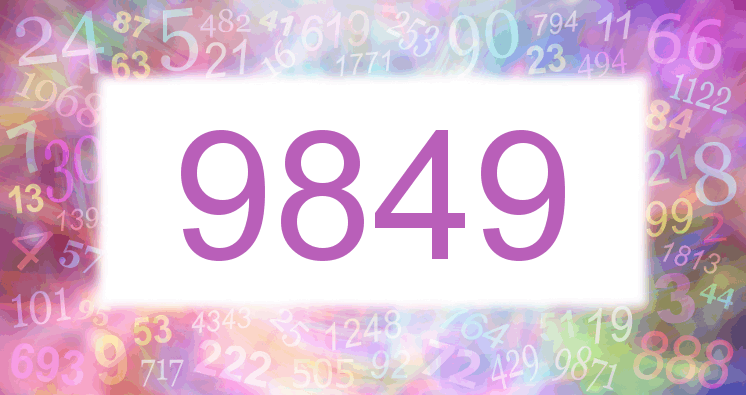 Dreams about number 9849