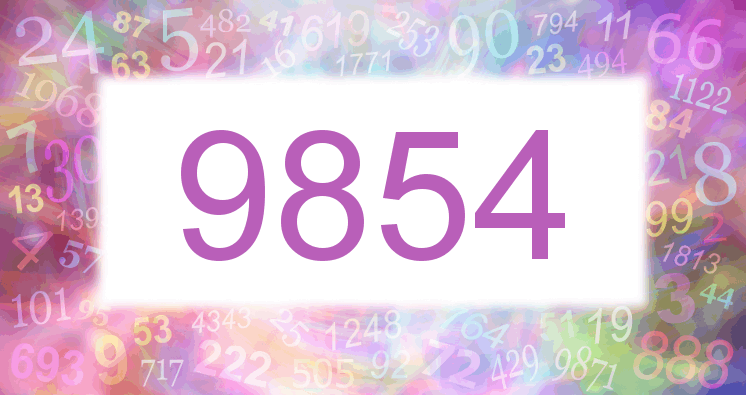 Dreams about number 9854
