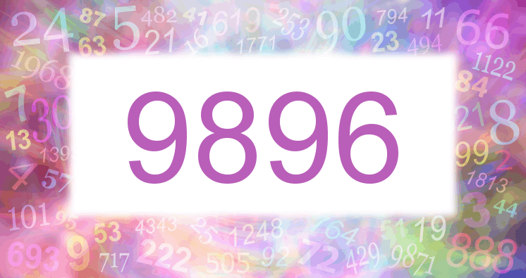 Dreams about number 9896