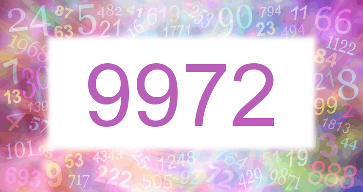 Dreams about number 9972